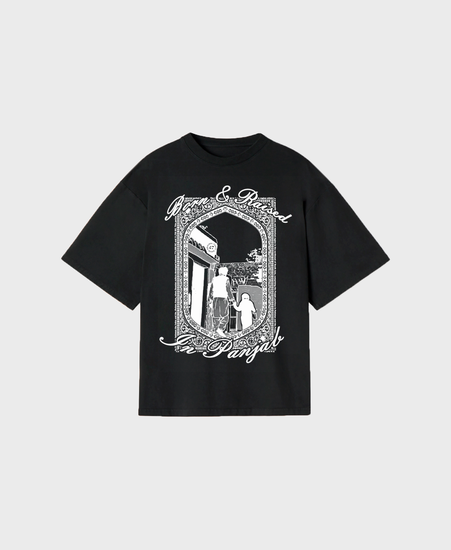 Born and Raised in Panjab Tshirt